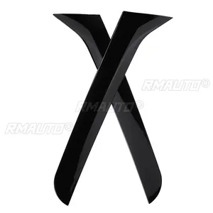 Par de Alerones Laterales Negros Brillantes para Ventana Trasera, Compatibles con VW Sharan 2011 2012 2013 2014 2015 2016 17 en adelante - Product Image 4