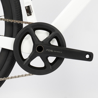 Vélo de route TWITTER Gravel V1 avec guidon plat, cadre en carbone M6100-12S, pneus 700*38c, vélo de gravel de course pour adultes