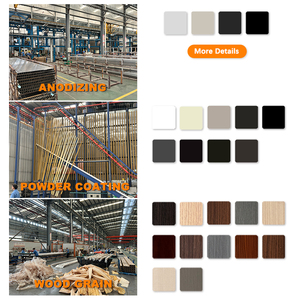 China Perfis De Alumínio Da Janela Da Porta De Exportação Turquia Perfis De Extrusão Perfis De Alumínio De Revestimento Em Pó 6063 T5 - Product Image 4