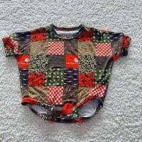Baby-Strampler für Neugeborene mit Grinch-Print, Weicher Säuglings-Strampler für Mädchen im Western-Stil