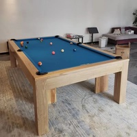 Vente directe d'usine Tables de billard de snooker de luxe modernes haut de gamme les plus populaires Table à manger de billard 6ft 7ft 8ft 9ft