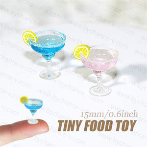 Usine directe minuscule <span class=keywords><strong>maison</strong></span> <span class=keywords><strong>de</strong></span> poupée nourriture jouet miniature cocktail ornements mini taille artificielle alcool boisson accessoires - Product Image 1