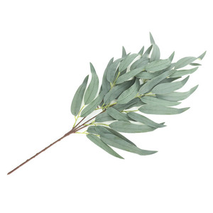 Feuilles d'eucalyptus artificielles décoratives d'intérieur et <span class=keywords><strong>plantes</strong></span> en plastique vert pomme pour la maison ou le <span class=keywords><strong>bureau</strong></span> durables et élégantes - Product Image 5
