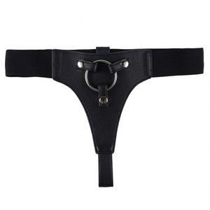 Pantalones de cuero de buena calidad para consolador con correa, cinturón de arnés de consolador doble usable, soporte de consolador de correa para mujeres juguetes sexo adulto - Product Image 1