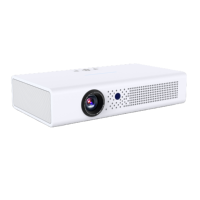 Projecteur intelligent mini FLYIN V6 DLP LED Android Home Cinéma 1080p 4K 60Hz DLP-LINK 3D 3800 lumens blanc