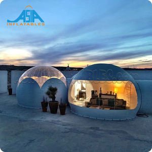 Vente chaude camping tente extérieure de maison Igloo tente de <span class=keywords><strong>bulle</strong></span> De Dôme Gonflable clair <span class=keywords><strong>bulle</strong></span> tente maison pour le camping - Product Image 4
