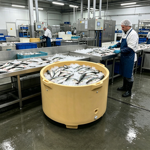 Conteneur Isotherme pour Élevage de Fruits de Mer 630L – Cabas de Pêche Durables, Modernes et Réutilisables avec Couvercle Robuste – Personnalisation OEM & ODM - Product Image 6