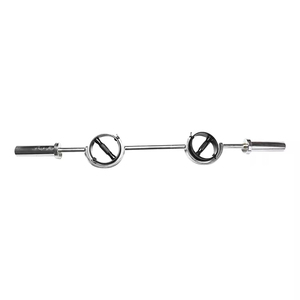 バーベルバーバーバージムジム用ストレートカーブウェイトリフティングバーベルバー - Product Image 1