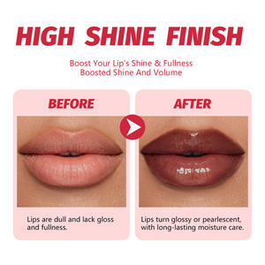 Gloss à lèvres hydratant et repulpant, fini brillant ou scintillant, hydratation longue durée, sensation fraîche, non collant - Product Image 5