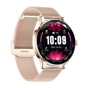 2024 New Fashion Luxury Diamond Face Smart Watch Ladies 1.27 Inch 360*360 Hd Screen Bt Calling Heart Rate Smartwatch for Women - Product Image 3