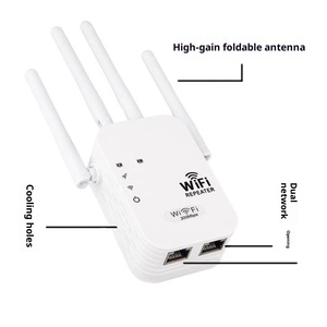 Hot-bán 1200Mbps Wifi phạm vi Extender tín hiệu Booster khuếch đại với 4 ăng ten wifi Repeater wifi mạng tín hiệu Enhancer - Product Image 4