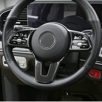 Volant en Fiber de carbone pour Mercedes Benz A C E CLA GLEW167 GLC CLS GLS GLB glaclaser W177 W247 W205 W213 C118 W118 intérieur
