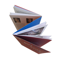 Impression de brochures, services personnalisés, haute qualité, plastification brillante, papier couché, papier d'art pour le marketing d'entreprise