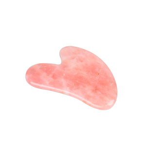 Strumento <span class=keywords><strong>Gua</strong></span> <span class=keywords><strong>Sha</strong></span> in Quarzo Rosa Naturale, Tavoletta per <span class=keywords><strong>Massaggio</strong></span> <span class=keywords><strong>Facciale</strong></span> Anti-Età e Luminosità della Pelle, Lifting Viso - Product Image 3
