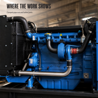 Groupe électrogène diesel de type ouvert ou silencieux 80kW 100kVA 120kW 150kVA Démarrage automatique ATS d'urgence Moteur Baudouin 6M11G165/5