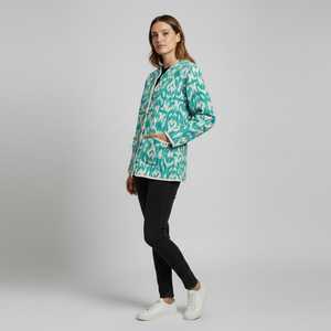 Veste en coton Kantha faite à la main, réversible, patchwork, pour femmes, vêtement d'extérieur artisanal - Product Image 1