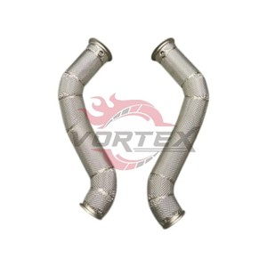 Vortex McLaren GT GTS 4.0T Downpipe d'échappement 2019-2023 Haute Performance Acier Inoxydable 1.5mm Poli Miroir Performance - Product Image 1