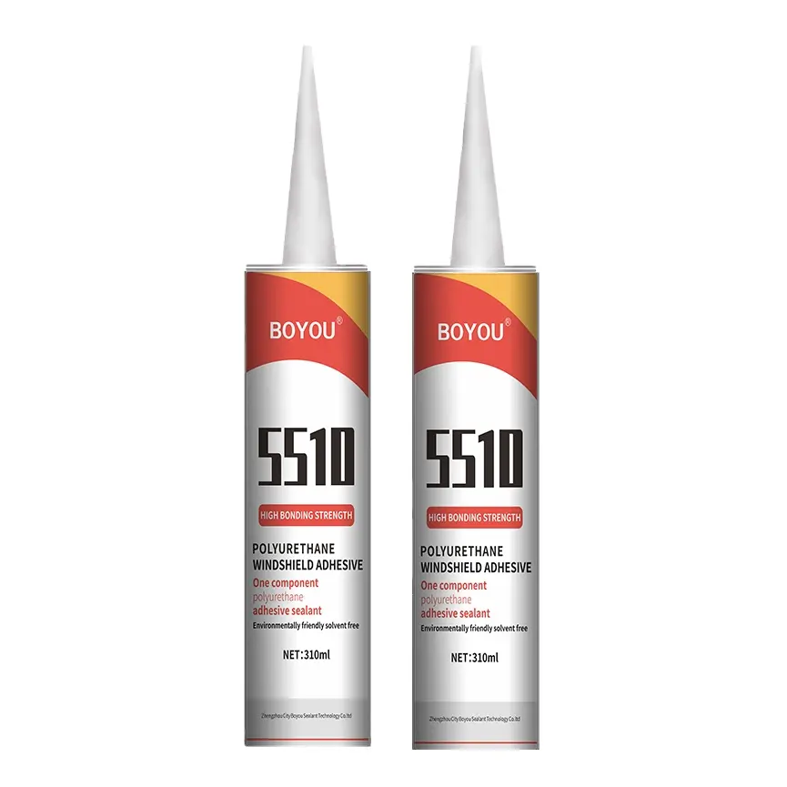 Satu komponen Sealant PU 600ml untuk kaca depan polyurethane sealant tahan air