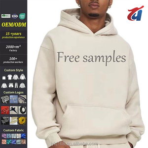 Sweat à capuche oversize en molleton épais <span class=keywords><strong>100</strong></span> % coton pour homme, de haute qualité, personnalisable avec logo, style streetwear - Product Image 1