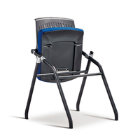Chaise de réunion empilable pour salle de conférence et de formation, fourniture d'usine de mobilier de bureau moderne
