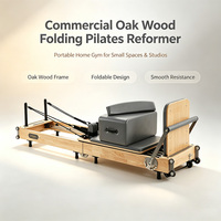 Machine de Pilates pliable, cadre en bois peu encombrant pour la maison et le studio, certifiée CE, directement de l'usine