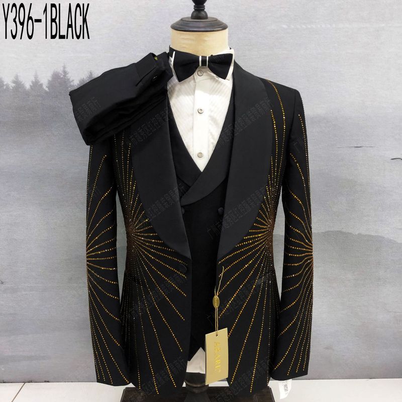Chinese Style Tang Suit Men Performance