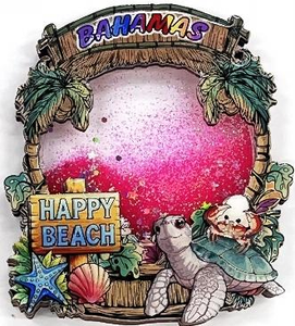 Affiche de réfrigérateur en MDF faite à la main, écologique, au design champêtre français, avec forme personnalisable - Série Océan - Product Image 5