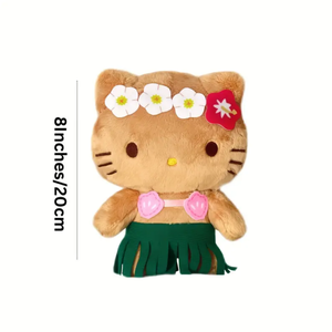 Peluche de Felpa de Algodón PP de 8 Pulgadas/20 CM de la Serie Sanrios para el Gato <span class=keywords><strong>Hawaiano</strong></span>, 50 Aniversario, Juguete de Peluche Suave para la Playa - Product Image 5