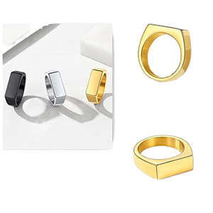 Kremasi perhiasan untuk abu geometri gaya sederhana Memorial guci cincin abu pegangan dengan mengisi Kit kenang-kenangan cincin kremasi untuk pria - Product Image 3