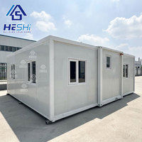 Maison préfabriquée de luxe sécurisée et mobile de 20 pieds ou 40 pieds, avec 2, 3, 4 ou 5 chambres, en vente, maison conteneur extensible