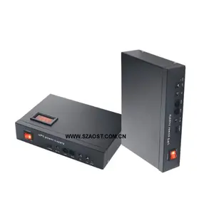 mini UPS power supply for wifi router 9v 12v 5v 24v POE 12000mah rechargeable LED power display POE power box
