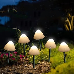 10 LED <b>Solar</b> Mushroom Lights Outdoor Waterproof Decorative Street Lights for Lawn Garden Patio Christmas Holiday Decoration - Product Image 1