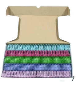 NanBo白黒YOダブルループメタルツインリングワイヤーoノートブック製本材料カレンダー製本材料用 - Product Image 2