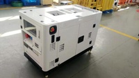 KT KT-12GFP 2-Zylinder 15kVA 12kW 3-Phasen Dieselgenerator Tragbar Klein Leise mit CE-Zertifizierung und Schalldämpfendem Gehäuse