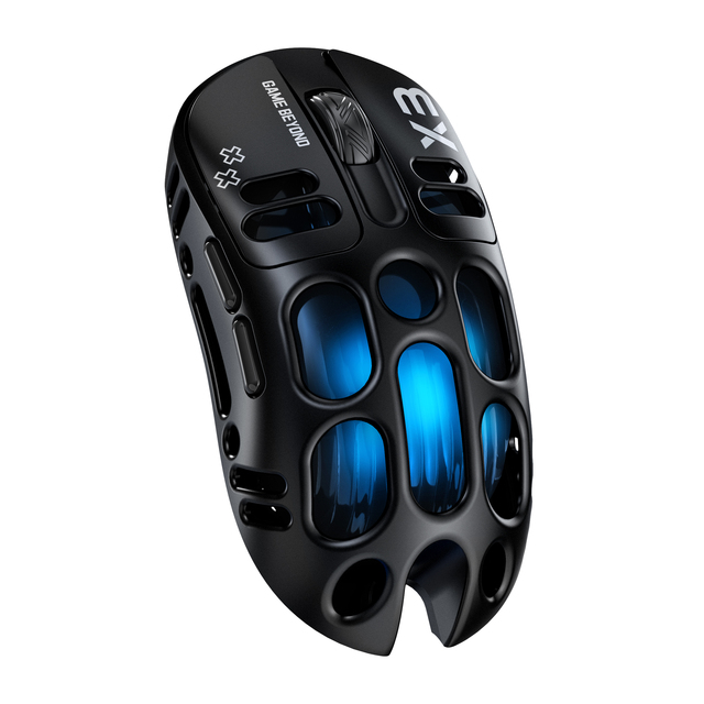 T-WOLF RGB Rechargeable Hollow Mouse 500mAH Charging Wireless Mouse 6D Lightweight Wired Wireless BT Mouse for Gamer