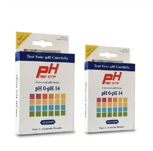 制造商快速pH测试条宽范围ph 4.5-9.0-14尿液和唾液ph测试条可定制