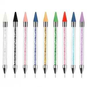 ปากกาหยิบเพชรพลอยแบบสองหัว สำหรับตกแต่งเล็บ ทำเล็บ DIY - Product Image 1