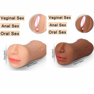 ألعاب جنسية للرجال <span class=keywords><strong>3</strong></span> في فم واحد لعبة جنسية للرجال ألعاب جنسية من المطاط للمهبل للرجل - Product Image 4