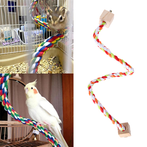 Cuerda de Escalada para Loros, Longitud 30/40/50/60cm, Barra Suave Giratoria para Mascotas, <span class=keywords><strong>Escalera</strong></span>, Nuevo Diseño, Juguetes para Pájaros - Product Image 6