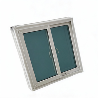 Fenêtre coulissante en PVC/UPVC sur mesure, double vitrage Low-E, insonorisée, à économie d'énergie, pour maison