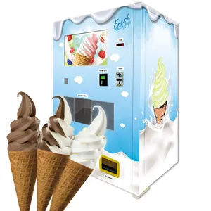 Mehen mesin penjual es krim mesin Robot Harga lembut mesin es krim untuk bisnis