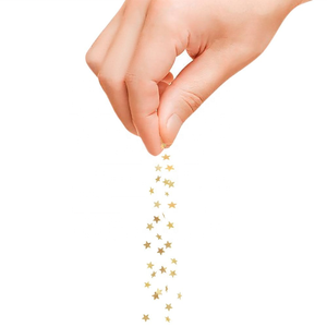 Kosher sertifikalı yenilebilir Vegan Glitter yıldız kek Cookie çerez - Product Image 1