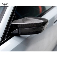 Coque de rétroviseur latéral en fibre de carbone sèche pour BMW M3 M4 G80 G82, kits de carrosserie, kits de conversion, remplacement de la coque de rétroviseur