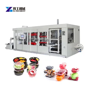 Automatic Plastic Thermoforming Machine Disposable Polystyrene Foam Plate Food Container Making Machine