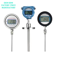 Waterproof Stainless Steel Industrial Temperature Gauge -200-600CC On-site Display Temperature Thermometer