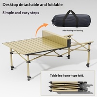 Ensemble table et chaises pliantes d'extérieur en acier au carbone portable pour barbecue, camping, pique-niques, pêche, vente de rue et voyages en voiture