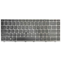 Keyboard Internal Laptop US UK untuk HP ELITEBOOK 840 845 745 G5 G6 Zbook14 G5 G6 Keyboard Laptop 840 G5 dengan Backlight Trackpoint