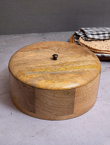 Hot Selling 100% Natural Pure Quality Handmade Wood Bowl Polished Box Pot Serving Home Hotel Restaurant Party Eco-Friendly - Product Image 3