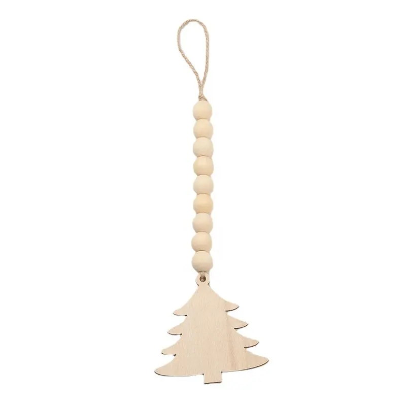 شجرة عيد الميلاد قلادة الحلي الفاخرة شجرة عيد الميلاد الحلي أشكال ندفة الثلج الحلي الخشبية شنقا شجرة الحرفية