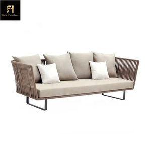 ชุดโซฟาในสวนกลางแจ้งหรูหราแบบอิตาเลียนชุดโซฟา2/3ที่นั่งปรับแต่งได้สำหรับระเบียง - Product Image 2